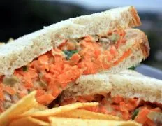 Nut And Carrot Sandwich