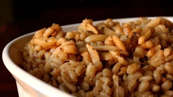 Nutty Barley Bake