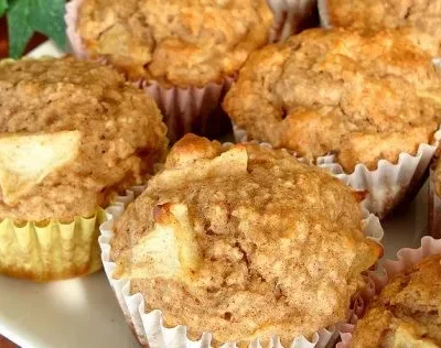 Oatmeal Apple Raisin Muffins