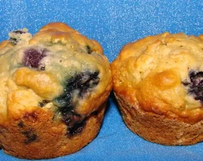 Oatmeal- Blueberry Muffins