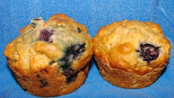 Oatmeal- Blueberry Muffins