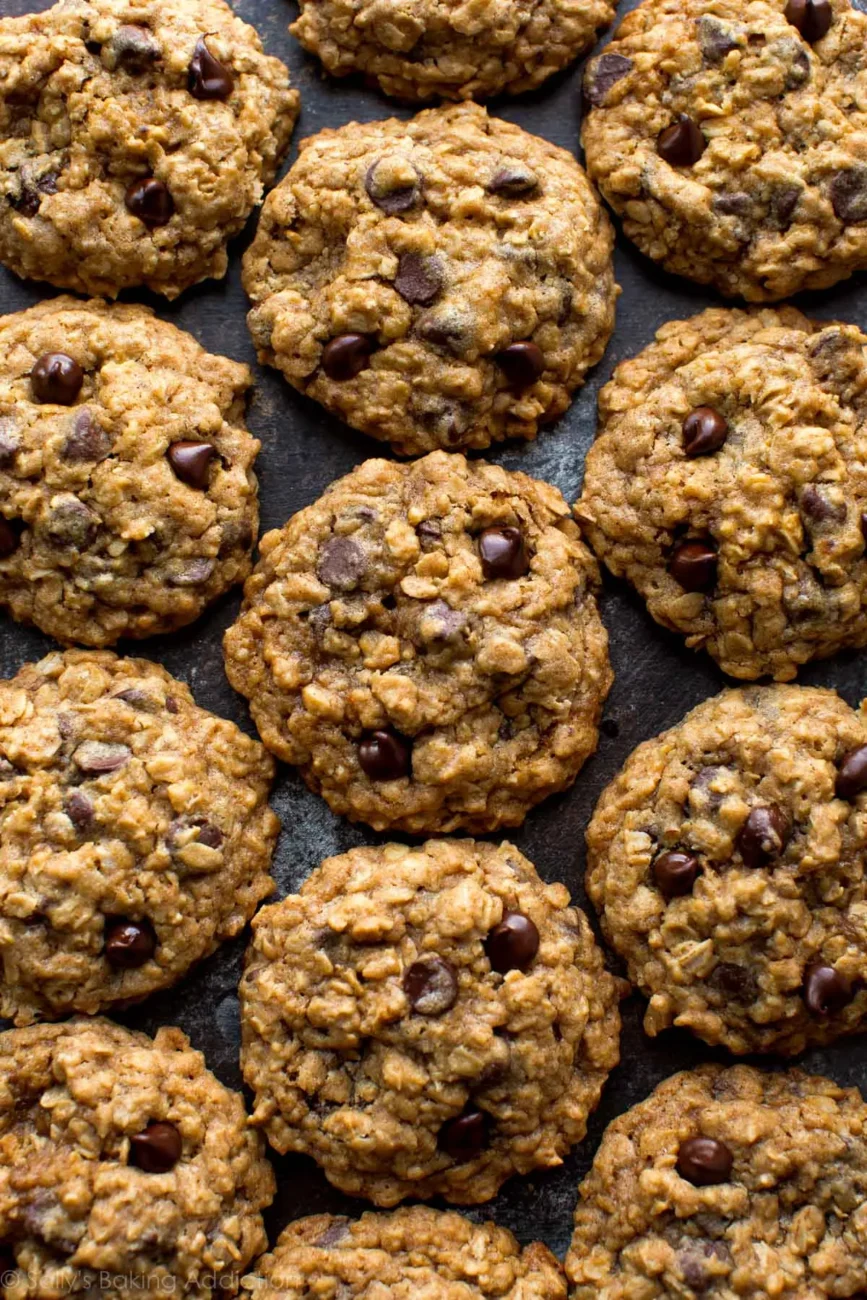 Oatmeal Chocolate Chip Cookies No