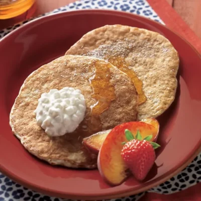 Oatmeal Cottage Cheese Pancakes