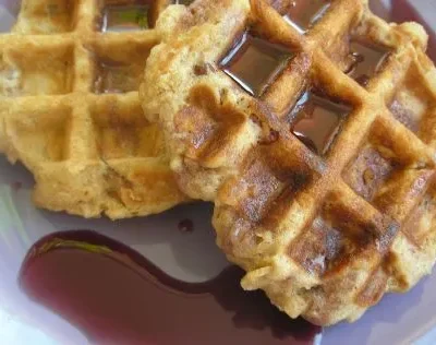 Oatmeal Nut Waffles