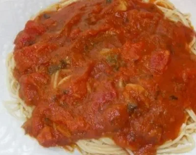 Oh My!!! Spaghetti Sauce Low Fat