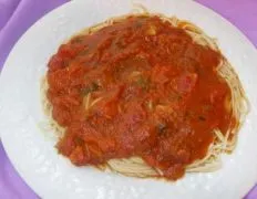 Oh My!!! Spaghetti Sauce Low Fat