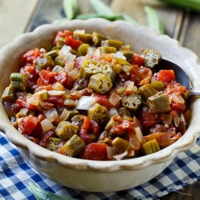 Okra And Tomatoes