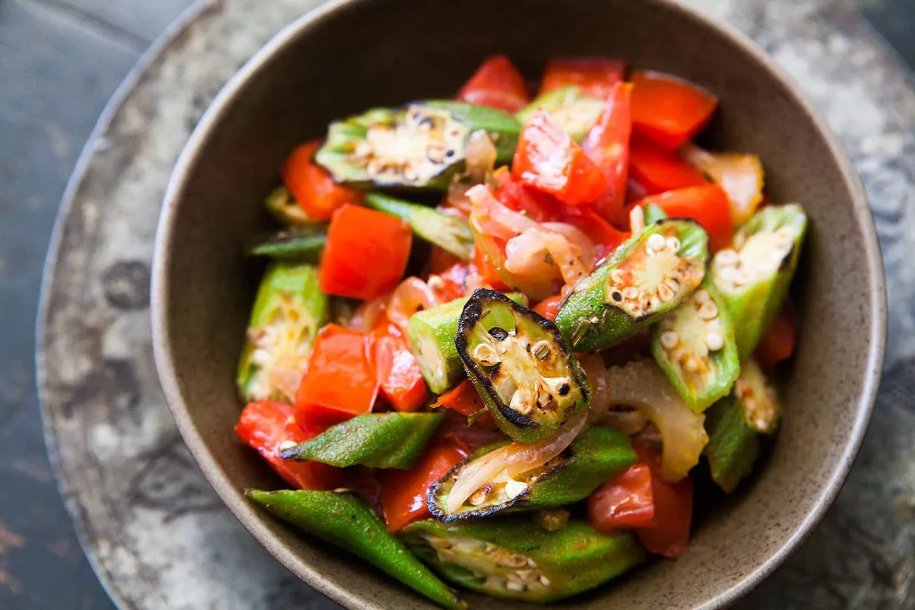 Okra & Tomatoes