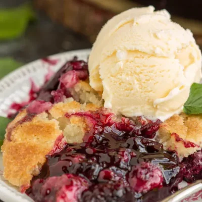 Old Fashion Berry Cobbler