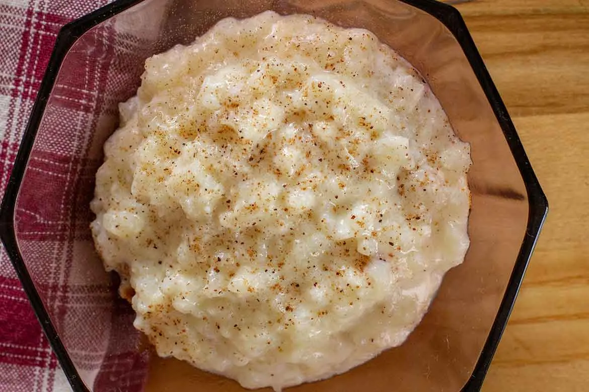 Old Fashioned Baked Rice Pudding