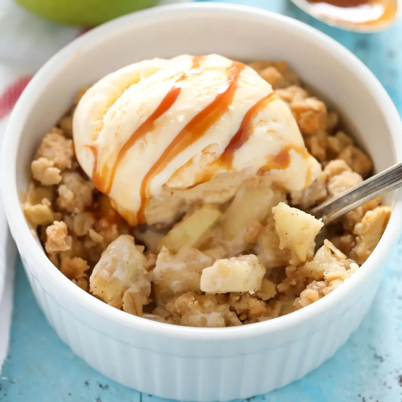 Old Fashioned Fruit Crumble For Two