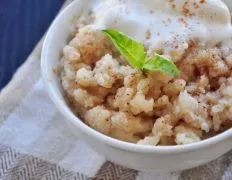 Old Fashioned Slow Cooker Rice Pudding