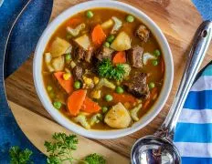 Old-Fashioned Vegetable Beef Soup