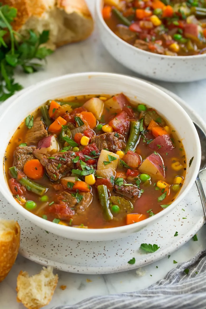 Old Fashioned Vegetable Beef Soup