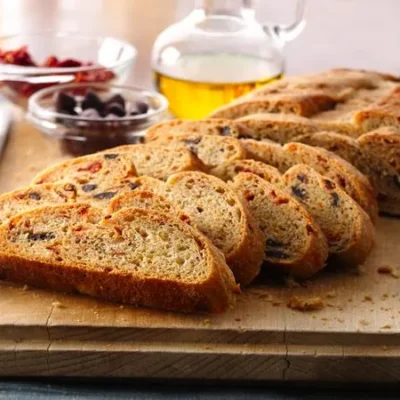 Olive And Sun Dried Tomato Bread