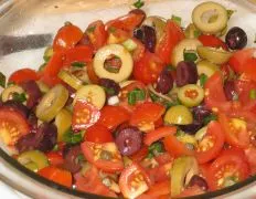 Olives And Tomato Salad