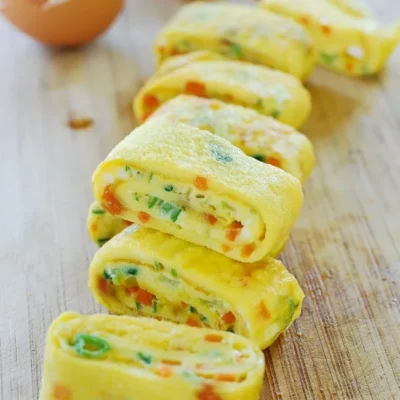 Omelette Vegetable Rolls