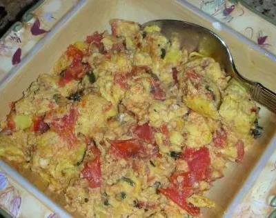 Omelette With Fresh Tomatoes