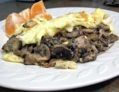 Omelette With Mushrooms For One
