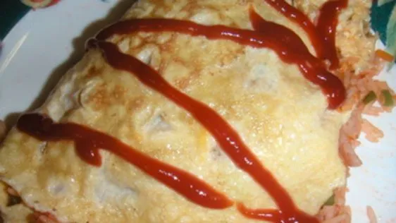 Omu Rice Japanese Omelette