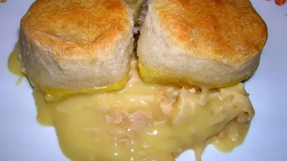 One Dish Chicken & Biscuit Bake