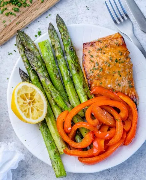 One Pan Balsamic Salmon