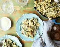 One-Pot Chicken Bacon Spinach Parmesan Pasta