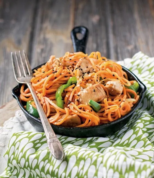 One Pot Chicken With Noodles, Ginger, Sweet