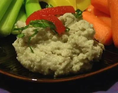 One-Step Artichoke Bean Dip With Roasted