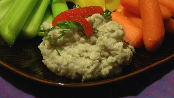 One-Step Artichoke Bean Dip With Roasted