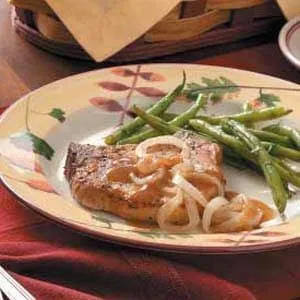 Onion Baked Pork Chops