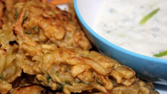 Onion Bhaji Indian Onion Fritters