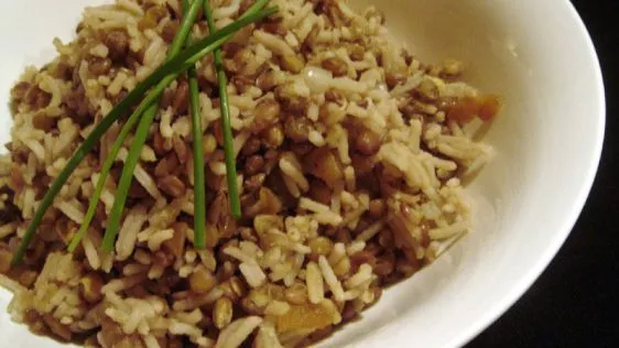 Onion Lentils And Rice