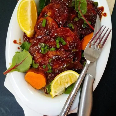 Onion Pan Fried Pork Chops