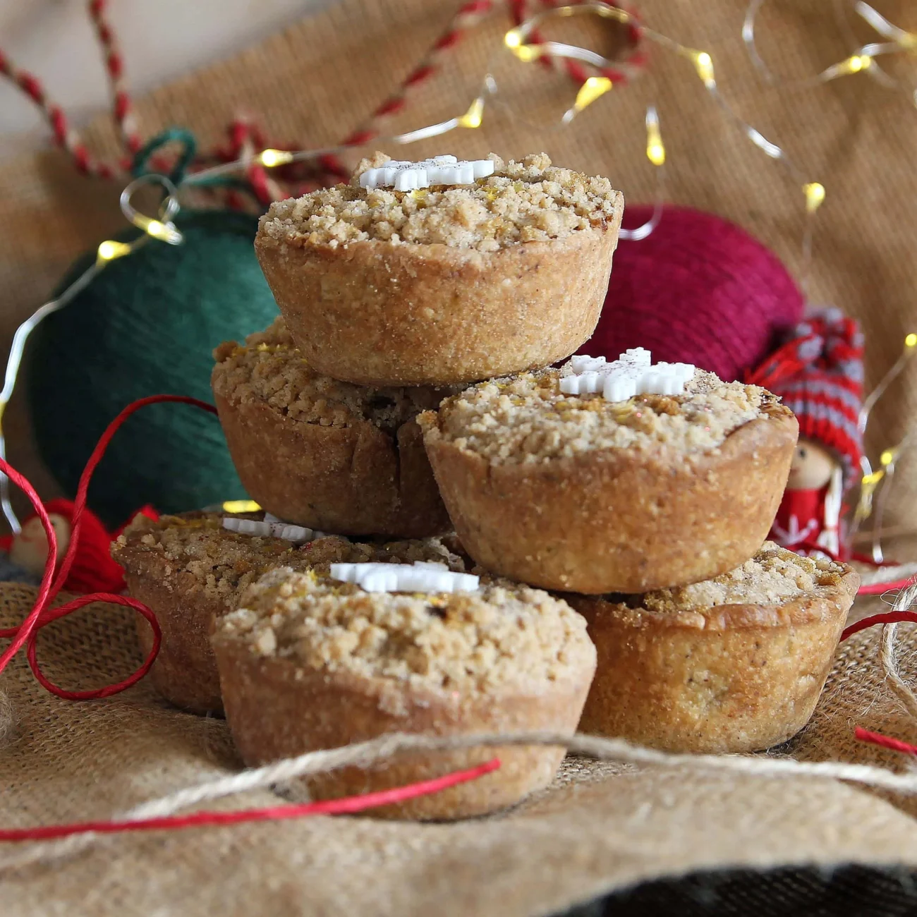 Orange And Almond Crumble Christmas Mince