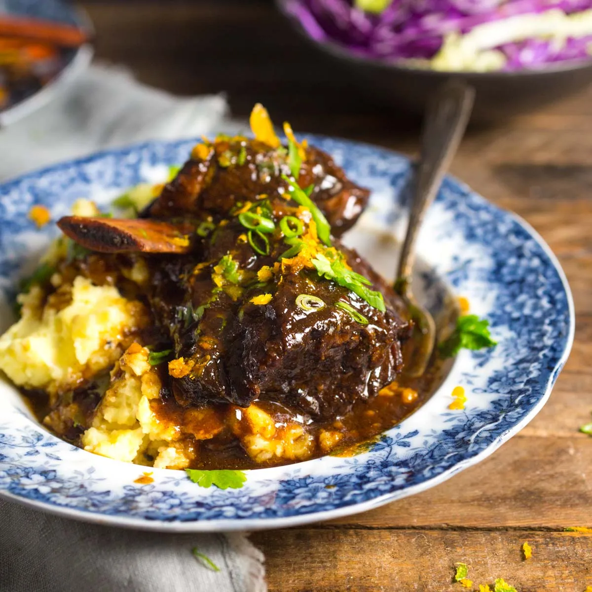 Orange Beef Pressure Cooker Short Ribs