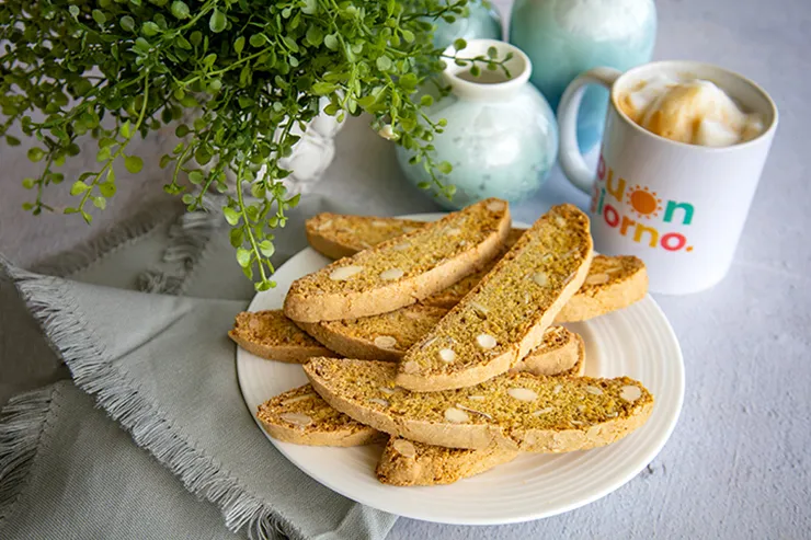 Orange Ginger Biscotti