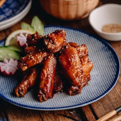 Orange Glazed Chicken Wings