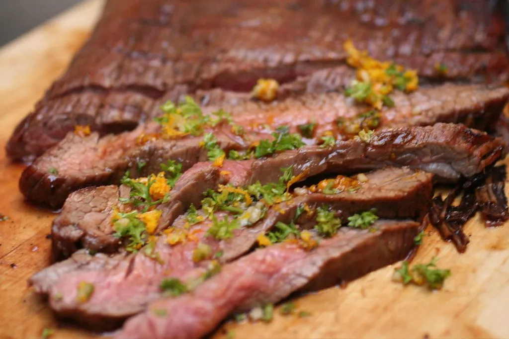 Orange Glazed Flank Steak