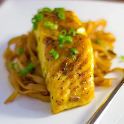 Orange Glazed Halibut