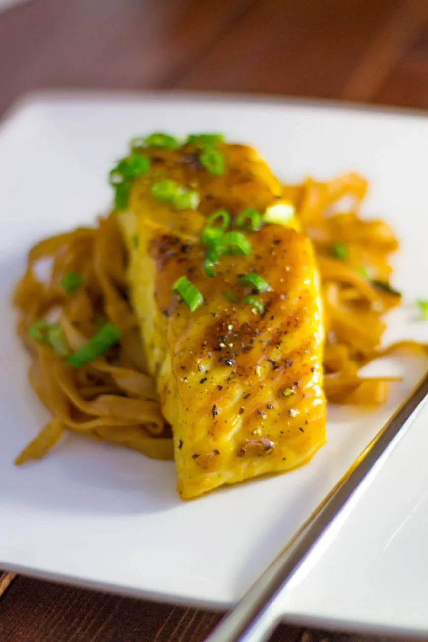 Orange Glazed Halibut