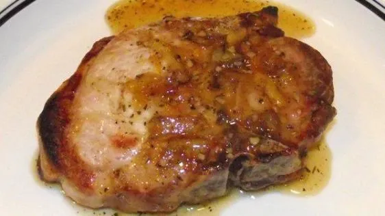 Orange Glazed Pork Chops