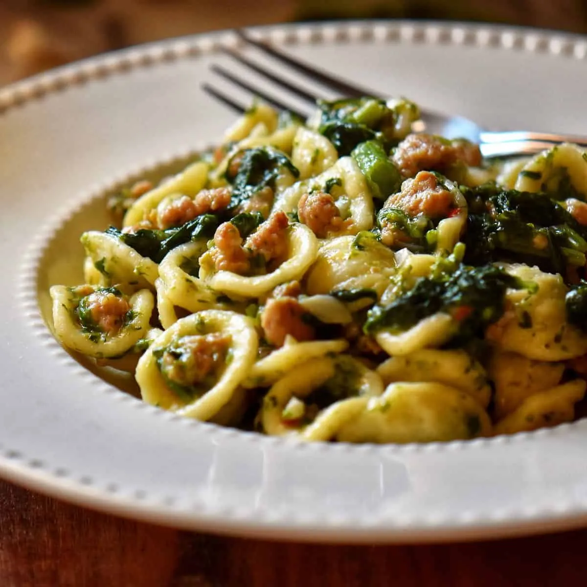 Orecchiette With Sausage And Broccoli Rabe