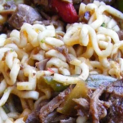 Oriental Beef And Noodles Crock Pot