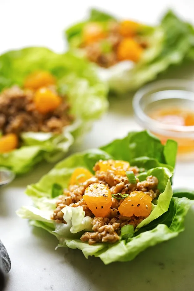 Oriental Chicken Lettuce Wraps