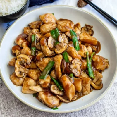 Oriental Chicken With Mushrooms