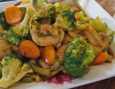 Oriental Stir Fry Vegetables With Oyster Sauce