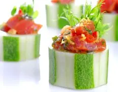 Oriental Tuna Tartare Cups