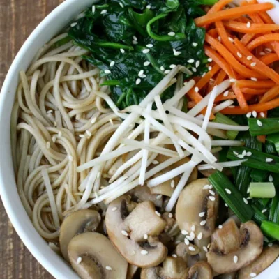 Oriental Vegetable Noodle Soup