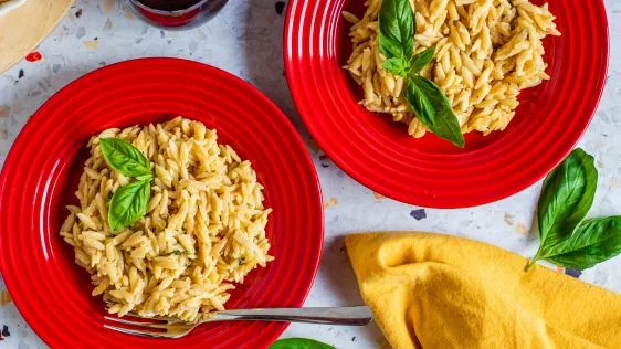 Orzo With Parmesan And Basil